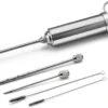 Outset 6-Piece Stainless Steel Meat Injector