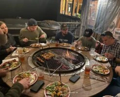 Gather Grills 35″ Pioneer Standard Gather Grill -GrillGear Shop Eating around the Pioneer