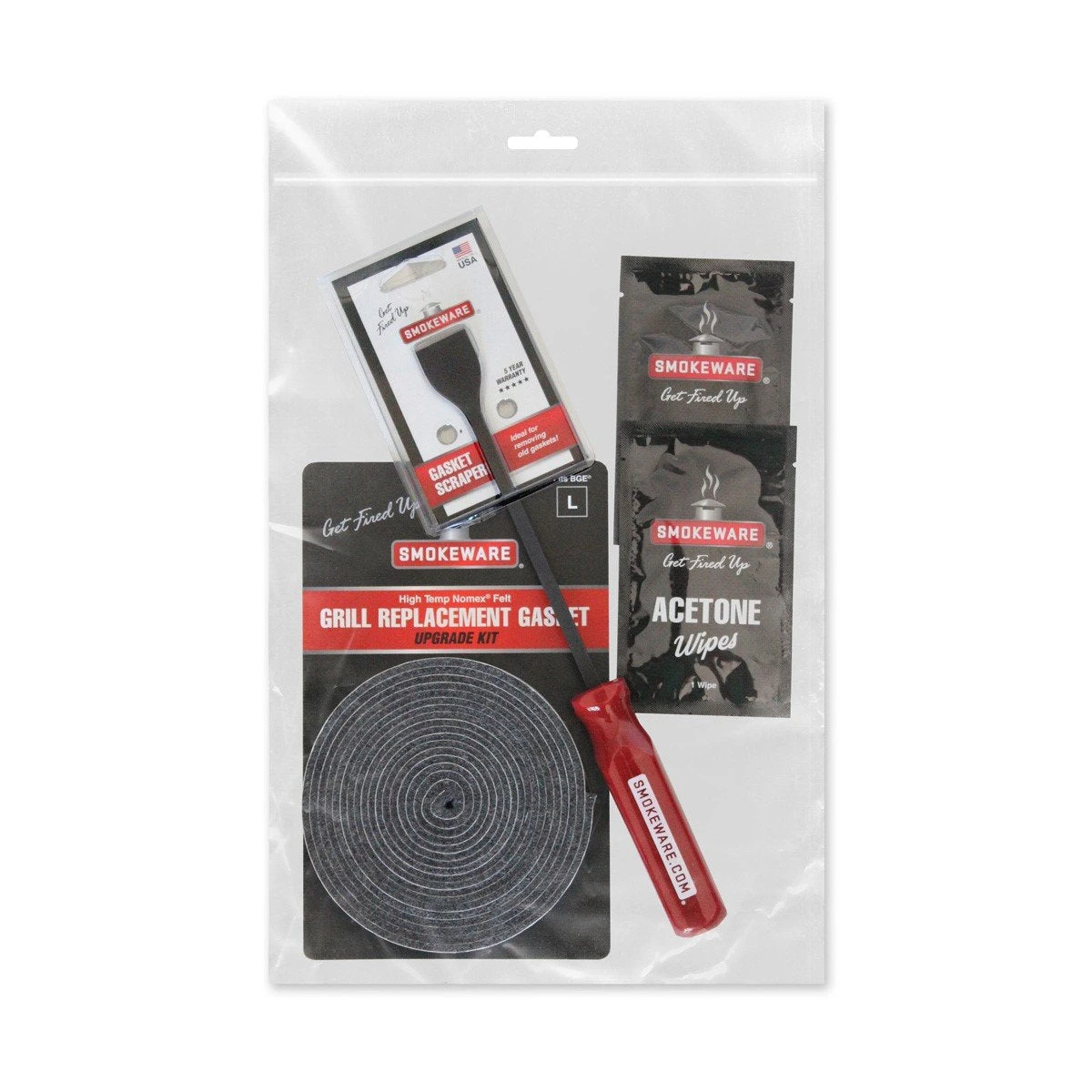 Smokeware Gasket Scraper & Replacement Gasket Combo 1 Smokeware Gasket Scraper & Replacement Gasket Combo