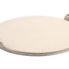 Pizzacraft 15" Round Pizza Stone With Stainless Steel Tray