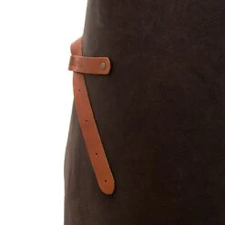 Xapron Utah Leather Apron 12 Xapron Utah Leather Apron -GrillGear Shop Utah Choco Zoom