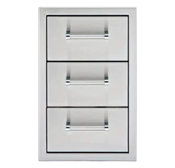 13" Delta Heat Triple Storage Drawers