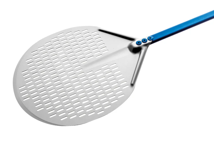 GI Metal Azzurra 12" Round Perforated Pizza Peel 1 GI Metal Azzurra 12" Round Perforated Pizza Peel