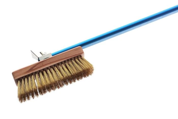 GI Metal 47" Oven Brush W/ Rotating Brass Bristle Head 1 GI Metal 47" Oven Brush W/ Rotating Brass Bristle Head